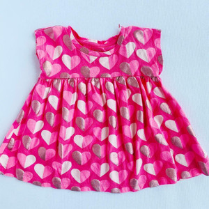 Pink Metallic Hearts, front Pink Metallic Hearts, front