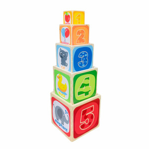Hape, Wooden Pyramid Play Nesting Blocks Hape, Wooden Pyramid Play Nesting Blocks