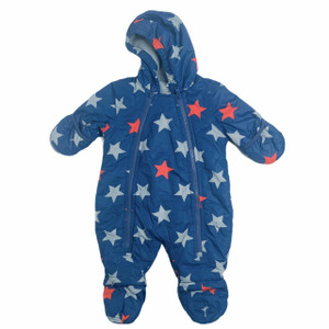 Boden, 0-3M, l/s poly/fleece bunting snowsuit