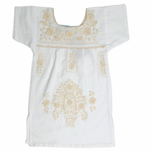 Nativa G05-Nativa, 6-12M, s/s cotton embroidered dress Nativa G05-Nativa, 6-12M, s/s cotton embroidered dress