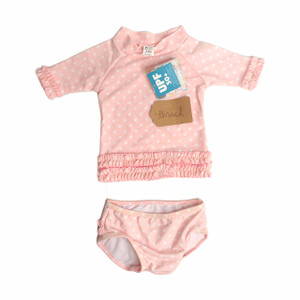 NEW Pink/White Dots, front NEW Pink/White Dots, front