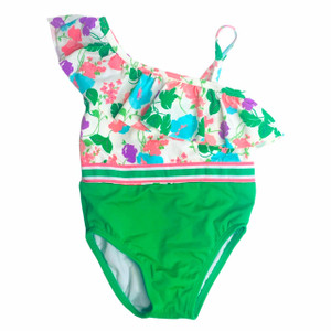Green/Pink Floral 1 Sleeve, front Green/Pink Floral 1 Sleeve, front