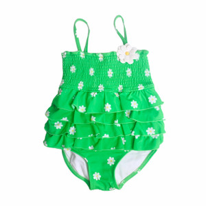 Green/White Floral, front Green/White Floral, front