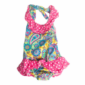 Pink/Yellow/Blue Paisley, front