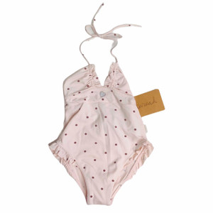 Light Pink/Burgundy Dots, front Light Pink/Burgundy Dots, front