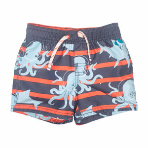 Gray/Orange/Blue Octopus, front Gray/Orange/Blue Octopus, front