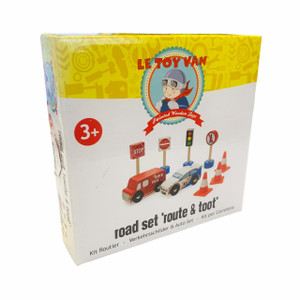 Le Toy Van, Wooden Road Set Route and Toot Le Toy Van, Wooden Road Set Route and Toot