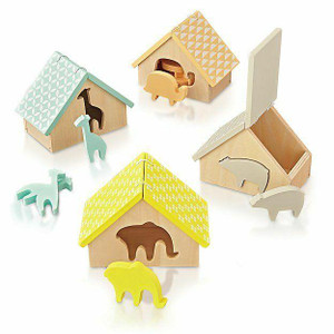 Land of Nod aka Crate and Kids Land of Nod aka Crate and Kids, Wooden Animal Matching Counting Game Houses Land of Nod aka Crate and Kids Land of Nod aka Crate and Kids, Wooden Animal Matching Counting Game Houses
