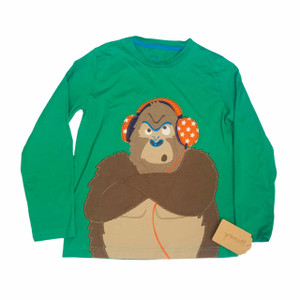 Green Gorilla Applique, front Green Gorilla Applique, front
