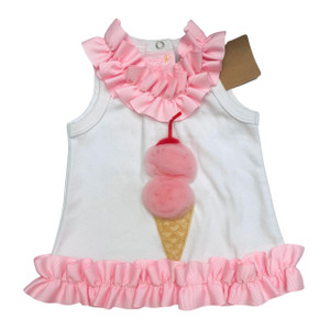 Mud Pie G06-Mud Pie, 0-3M, 0/s cotton knit dress Mud Pie G06-Mud Pie, 0-3M, 0/s cotton knit dress