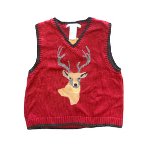 Janie and Jack B12-Janie and Jack, 18-24M, 0/s cotton sweater vest Janie and Jack B12-Janie and Jack, 18-24M, 0/s cotton sweater vest