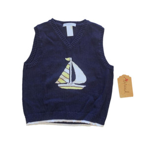 Janie and Jack B12-Janie and Jack, 3Y, 0/s cotton sweater vest Janie and Jack B12-Janie and Jack, 3Y, 0/s cotton sweater vest