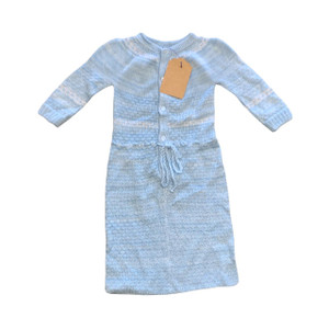 Handmade B12-Handmade, 0-3M, l/s cotton sweater gown Handmade B12-Handmade, 0-3M, l/s cotton sweater gown