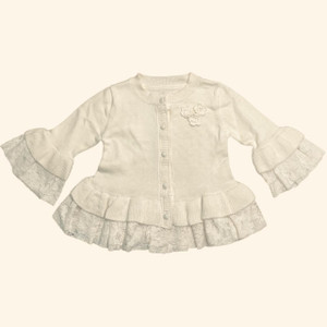 Trish Scully G12-Trish Scully, 18-24M, l/s cotton sweater cardi Trish Scully G12-Trish Scully, 18-24M, l/s cotton sweater cardi