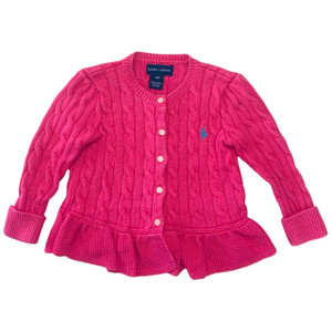 Ralph Lauren G12-Ralph Lauren, 12-18M, l/s cotton sweater cardi