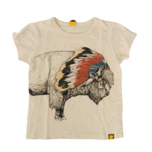 Cream Buffalo+Feathers, front Cream Buffalo+Feathers, front