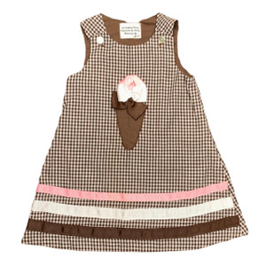 Brown/White/Pink Ice Cream, front