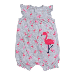 Gray/Pink Flamingos, front Gray/Pink Flamingos, front