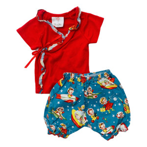 Red/Blue Space Babies, front Red/Blue Space Babies, front