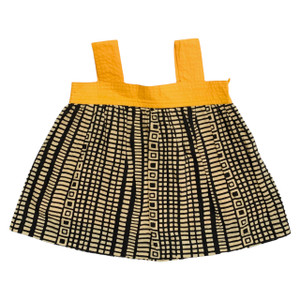 Orange/Brown/Tan Squares, front Orange/Brown/Tan Squares, front