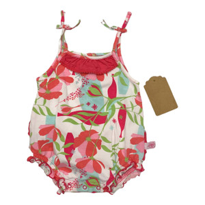 White/Pink/Green Floral, front White/Pink/Green Floral, front