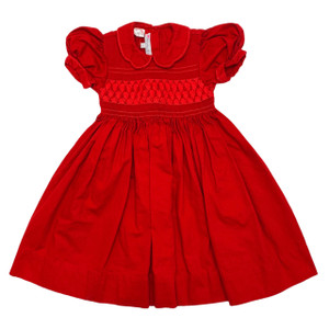 Red Smocked, front Red Smocked, front
