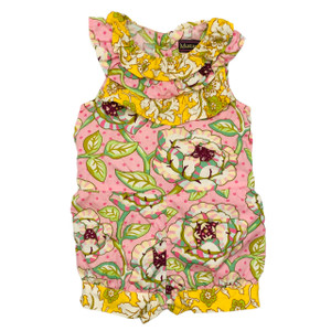 Used Pink/Yellow/Green Floral, front Used Pink/Yellow/Green Floral, front
