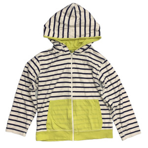 Ivory/Blue Striped, front Ivory/Blue Striped, front
