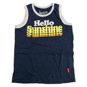 Gray/Yellow Hello Sunshine, front Gray/Yellow Hello Sunshine, front