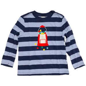 Blue Stripe Bubblegum Machine, front Blue Stripe Bubblegum Machine, front