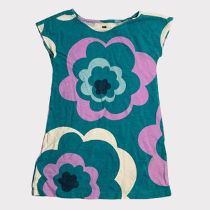 Teal/Purple/White Floral, front Teal/Purple/White Floral, front