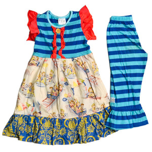 Blues/Pink/Cream Carnival Kids, front