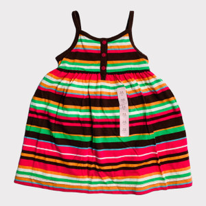 Pink/Brown/Green/Orange Stripe, front Pink/Brown/Green/Orange Stripe, front