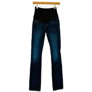 Dark Wash Straight Leg Full Panel, front Dark Wash Straight Leg Full Panel, front