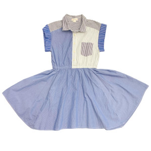 Blue Stripes Handkerchief, front Blue Stripes Handkerchief, front
