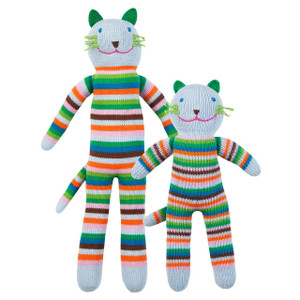 Blabla, Mini knit doll, Sandwich the cat Blabla, Mini knit doll, Sandwich the cat