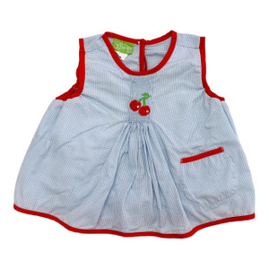 Blue Gingham/Red Cherry, front Blue Gingham/Red Cherry, front