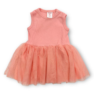 G06-Seed Heritage, 0-3M, 0/s cotton bodysuit tutu tulle dress G06-Seed Heritage, 0-3M, 0/s cotton bodysuit tutu tulle dress