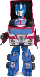 B10-Disguise, Size 8-10 Years, l/s polyester Optimus Prime Converting Transformer Halloween Costume