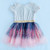 Little Lass G-Little Lass, 2Y, s/s cotton knit/tulle dress Little Lass G-Little Lass, 2Y, s/s cotton knit/tulle dress