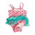 Pink/Mint Watermelon Seed, back Pink/Mint Watermelon Seed, back