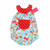 NEW Blue/Red Dots/Floral, front NEW Blue/Red Dots/Floral, front