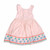 Pink Pinafore Embroidered, front Pink Pinafore Embroidered, front
