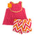 NEW Pink/Orange Ikat, back NEW Pink/Orange Ikat, back