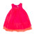 Used Neon Pink/Orange Tulle, front Used Neon Pink/Orange Tulle, front
