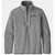 Gray Stonewash 1/4 Zip, front Gray Stonewash 1/4 Zip, front