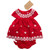 Red/White Eyelet Snowflake, front