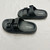 N-Weweya, Size Adult 8/39-40, rubber Double-Buckle Slide Sandals, Gray