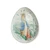N04-Pottery Barn Kids, 9.5" x 7.5", melamine Peter Rabbit Easter Egg-Shaped Plate