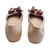 G-Mini Melissa, Size 3 USA Youth/34 EU, rubber ballet flats with glitter bows